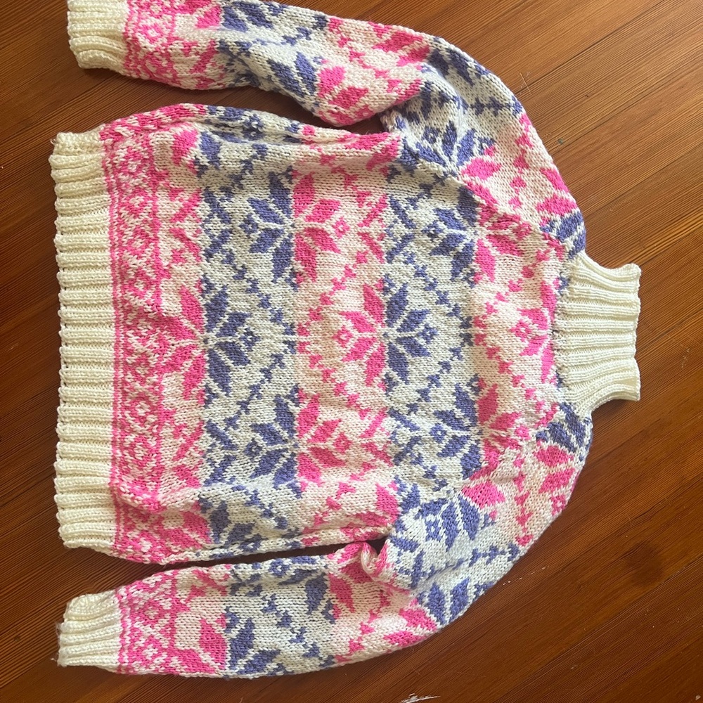 Viral Skappel Ester hand knit Norwegian wool sweater / size small